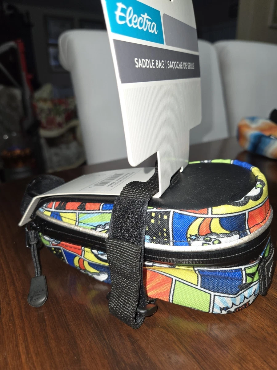 Electra Townie 21 Borsa Da Telaio Per Bici – Nylon Impermeabile, Vintage, Nera – Accessorio Originale Per Cruiser E Bici Donna/Uomo