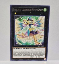 Yu-Gi-Oh Lyrilusc Assembled Nightingale LED8-EN045 1st Ed Silver Letter Rare LP