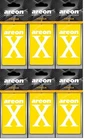 6 x Areon X - Vanilla  Car Air Fresheners Yellow  Home Office Scent