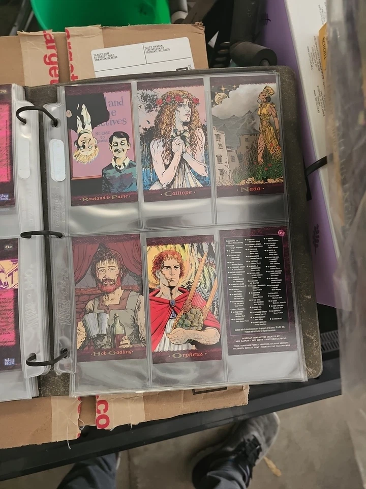 1994 SANDMAN TRADING CARDS...COMPLETE 90 CARD SET IN A NEW SANDMAN ALBUM - Image 4 of 4