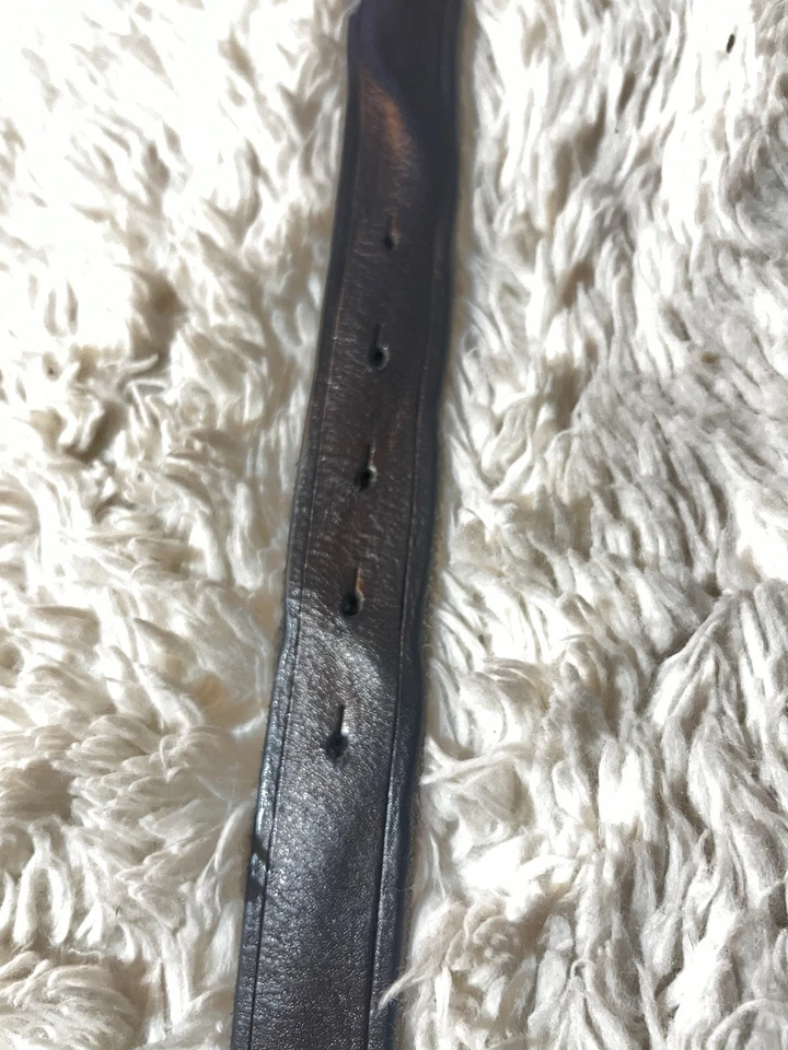 Женский черный кожаный ремень Dolce & Gabbana размер 80 см - Изображение 4 из 4