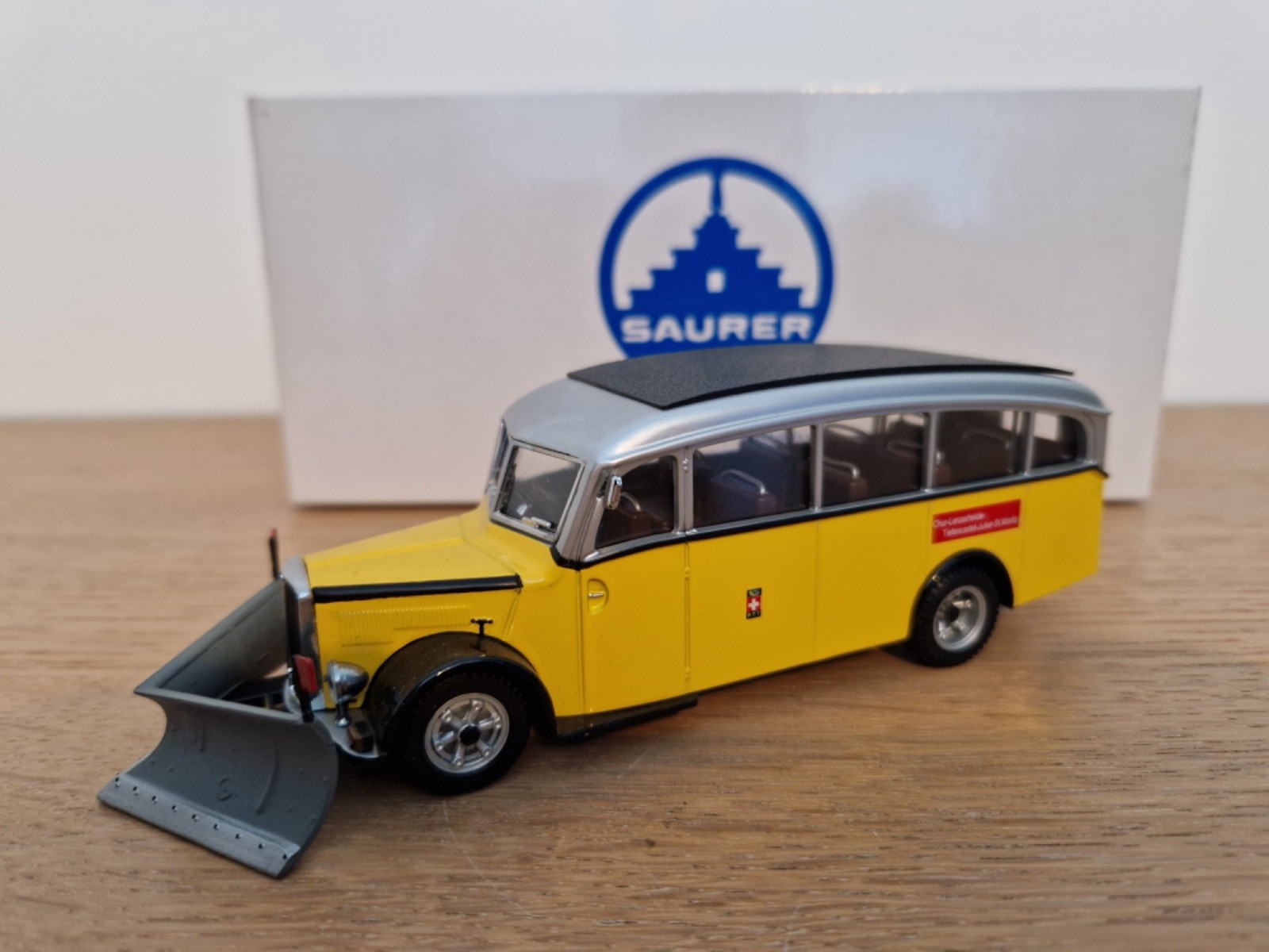 Autobus Saurer 3CT1D Chasse-Neige Tek Hoby TH5311 miniature 1/50