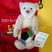 Steiff FAO Schwarz 2002 Centennial Teddy Bear Rare Collectible