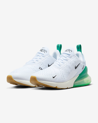 Nike Women's Air Max 270 White Stadium Green Black AH6789-125