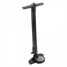 Origin8 Airaid MAXI PLUS HP/HV Floor Pump with Dual-Mode, Steel Barrel & Gauge