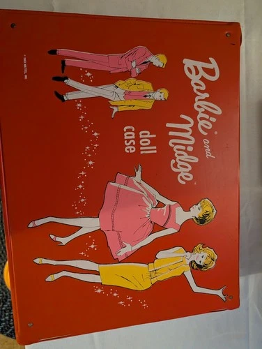 Mattel Barbie and Midge Doll Playset Case Clothing Accessories Original 1963