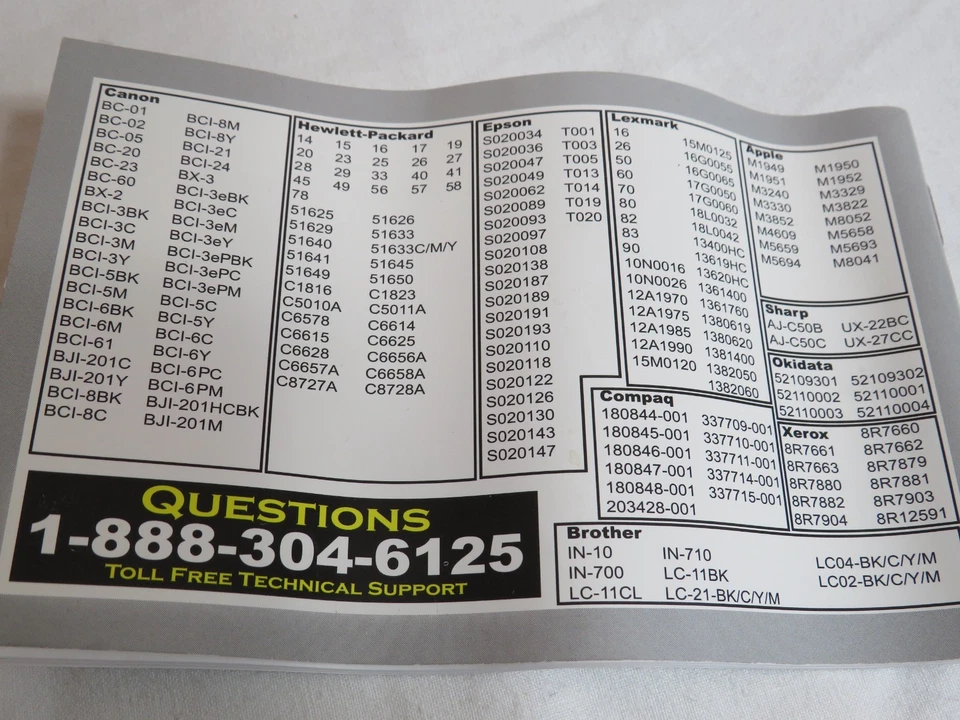 One Ink ink refill system model #04087 Black and Color Inkjet refill bottles kit - Image 4 of 4