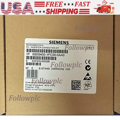 New Siemens MICROMASTER 4  Connection Kit 6SE6400-1PC00-0AA0 6SE6 400-1PC00-0AA0