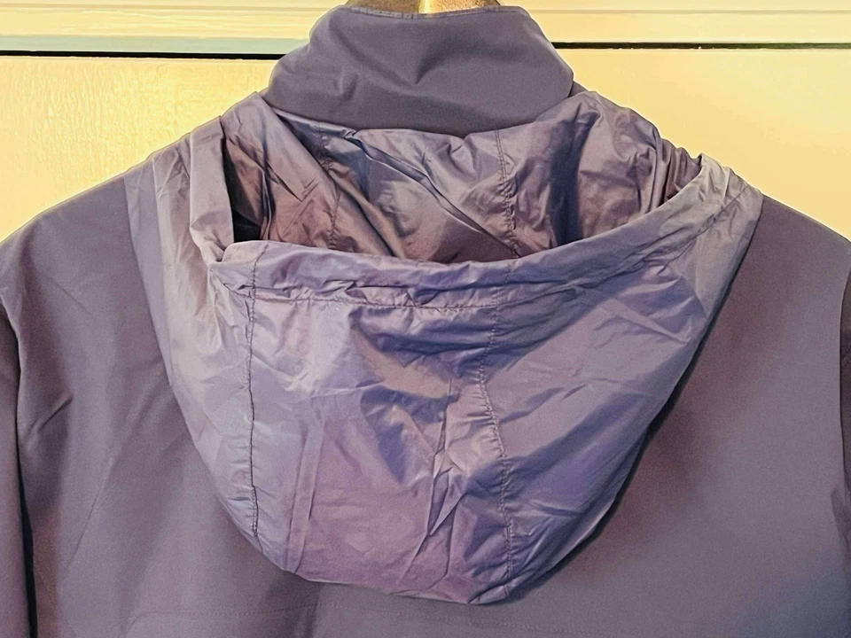 RALPH LAUREN RLX 2025 PGA 冠军 QUAIL HOLLOW CLUB 蓝色连帽夹克 LARG — 第 3/4 张图片