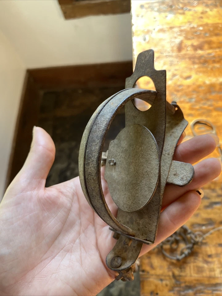 Lot of 5 Small Game Animal Spring Leg Hold Traps~Cabin/Man Cave/Barn Decor #3 - Image 3 of 4