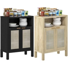 HOMCOM Sideboard Buffet Cabinet, Accent Cabinet with Adjustable Shelf