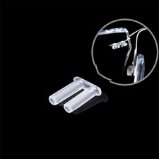 Rimless Glasses Accessories Double Rubber Plug 1.5/1.6, Clear Stopper
