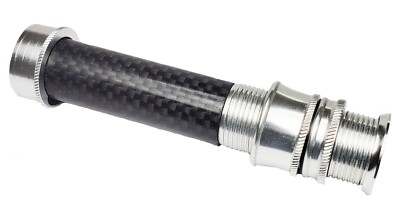 8wt fly rod reel seat SKELETON REEL SEAT SILVER FOR 7WT/8WT FLY ROD WITH CARBON FIBER SPACER  UL6S-L