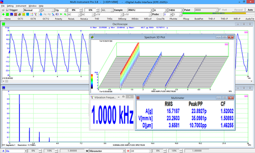 Interfaz de adquisición de datos VT IEPE-2G05: 48 kSPS 0,03 ~ 23 kHz 24 bits PC USB IEPE ICP - Imagen 7 de 8