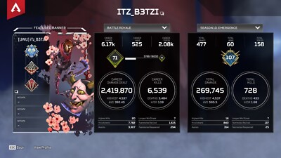 apex legends account pc lvl 570 7 heirlooms 378  legendary skins 423 epic skins 