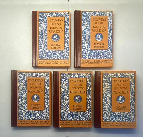 McGuffey's Eclectic Readers Revised Edition 5 Book Set - 2nd Thru 6th Reader