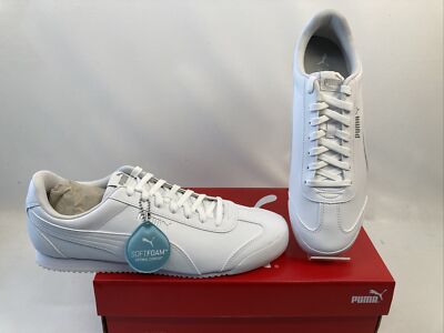 PUMA NEW Mens Turino FSL Fashion Sneaker Shoes White 12 NIB