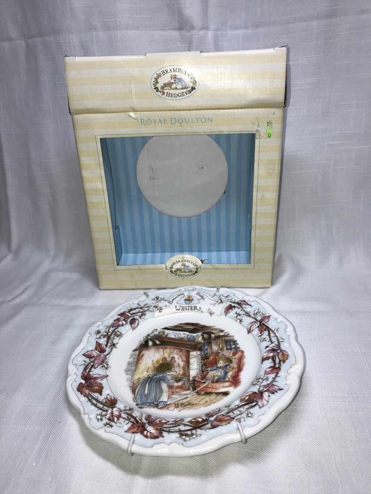 Royal Doulton Brambly Hedge; "Winter"  8" bone china plate