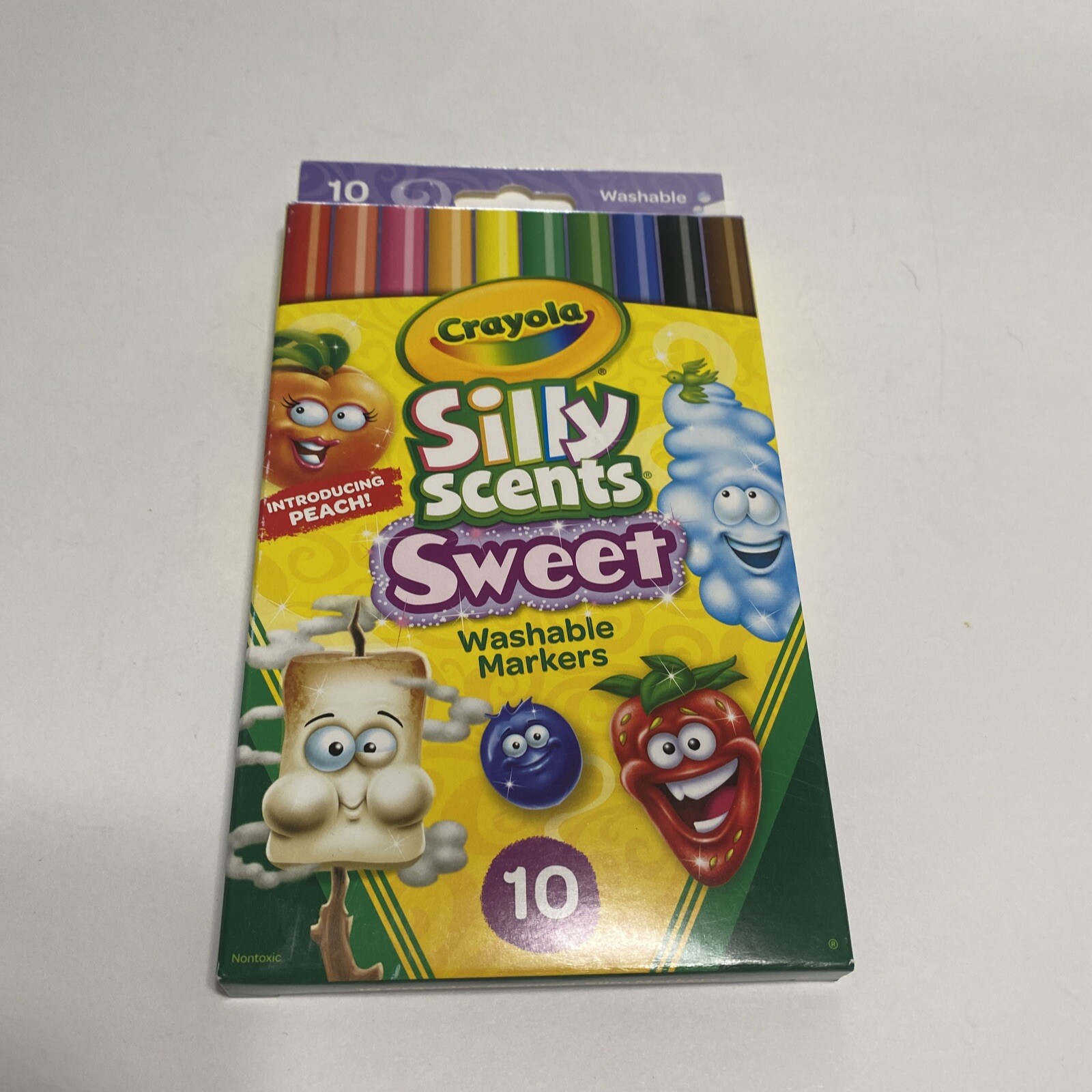 Crayola Silly Scents Fine Line Washable Markers-Assorted Col