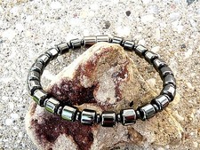 Men  s Women  s 100 Magnetic Hematite Bracelet Anklet Necklace