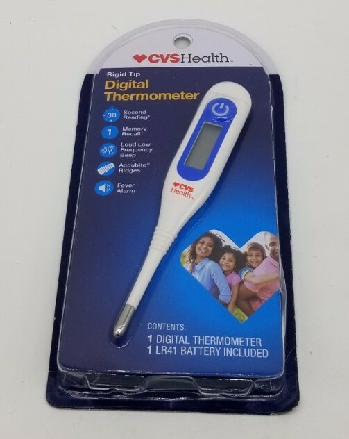 CVS Health Rigid Tip Digital Thermometer 30 Second Reading for sale ...