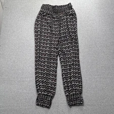 Anthropologie Aniya Pull On Balloon Jogger Pants 24” Women’s Small Black Orange