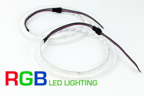 2pc RGB LED Speaker Rings for Rockford 