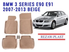 REZAWPLAST Car Mats for 2007-2013 BMW 3 Series Floor Mats E90 E91 All Weather