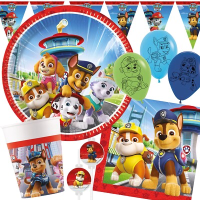 PAW PATROL - Geschirr Deko Mitgebsel Kindergeburtstag Kinder Geburtstag Party