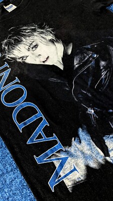 マドンナ　True Blue / Papa Don't Preach　Tシャツ MADONNA PAPA DON'T PREACH T-SHIRT RARE BOY TOY 1986 PROMO