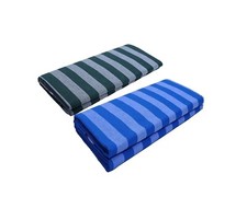 Premium Cotton Lungis / Dhoti Pack Of 2 Blue and Green 2.10 meter