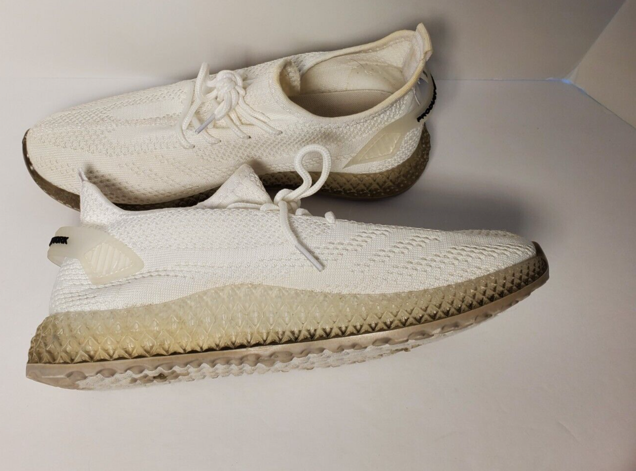 Sneakers slip on Pony donna PP2 Yasso bianche taglia 8 atletiche in maglia a mosca