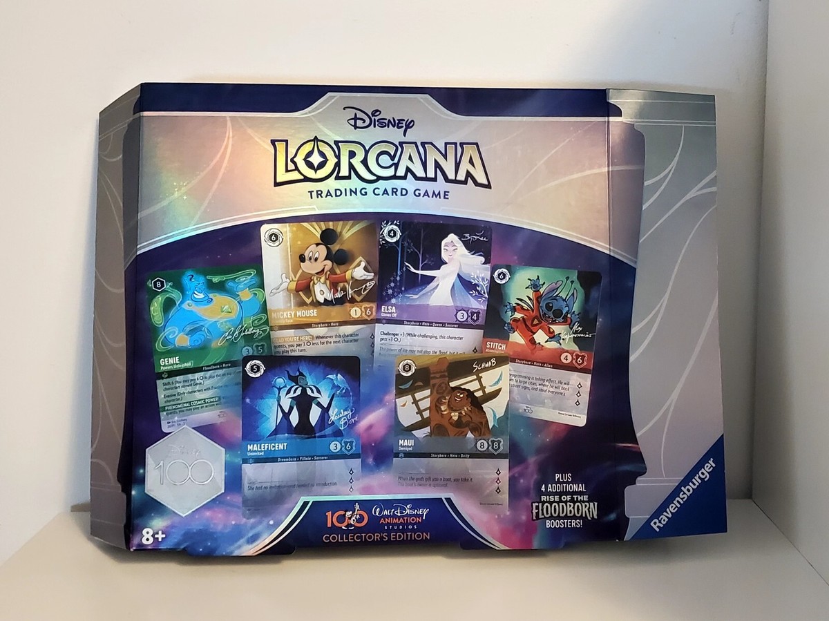 その他 Disney Lorcana 100 Collector's Edition Lorcana Rise of the Floodborn Disney 100 Collector's Edition EMPTY