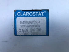 CLAROSTAT JA1N056S205UA RV4NAYSD205A 2 MEG POTENTIOMETER - N.O.S.