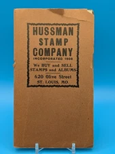 1909 Hussman Stamp Co Advertising Stamp Booklet, 1c Washington, St. Louis