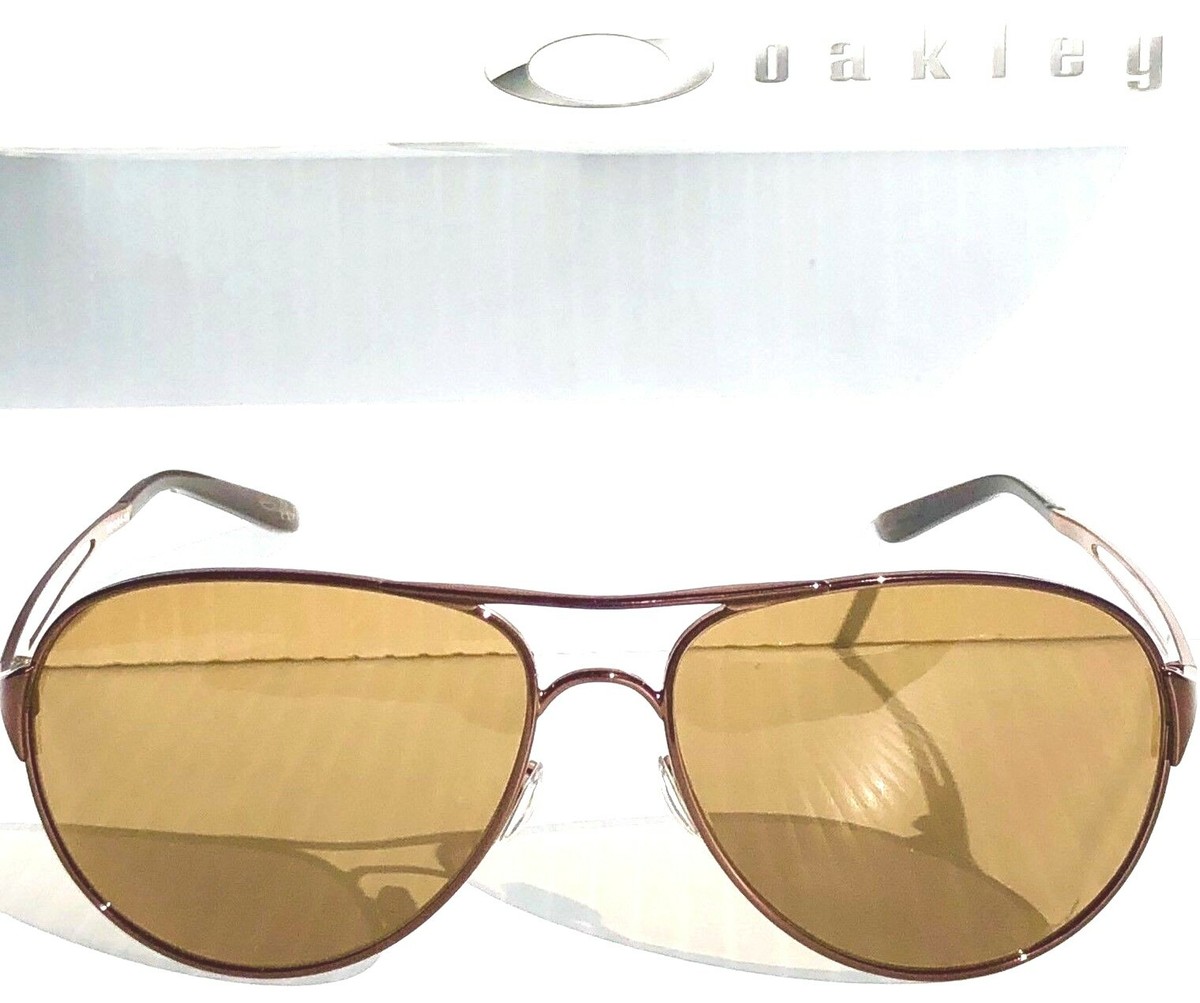 NEW* Oakley CAVEAT Brunette POLARIZED Bronze Lens Womens Sunglass