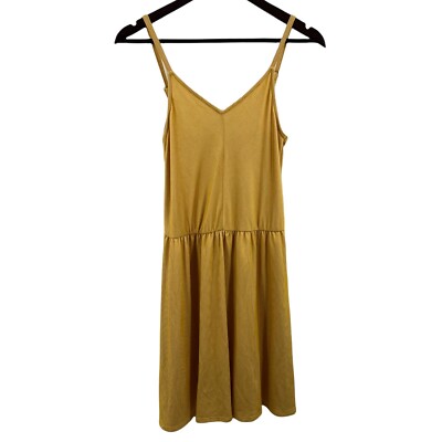 Universal Thread Yellow Stripe Sleeveless Dress Size Small New