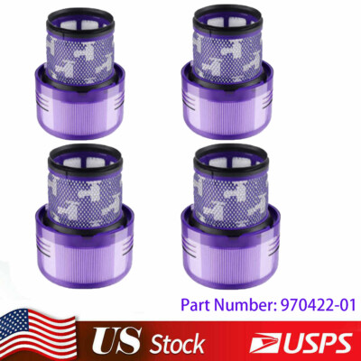 4 Pack Vacuums Part 970422-01 Filter Replacements for Dyson Outsize US