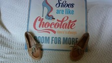 Sperry Top-Sider Firefish Leather Canvas Boat Lace up Women's Size 6.5 M - EXC
