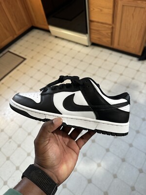 Size 10 - Nike Dunk Low Black White