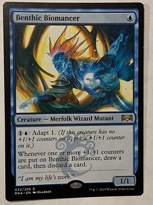 adapt mtg cards Awesome Magic the Gathering MTG card Ravnica Allegiance Benthic Biomancer  nm/mnt