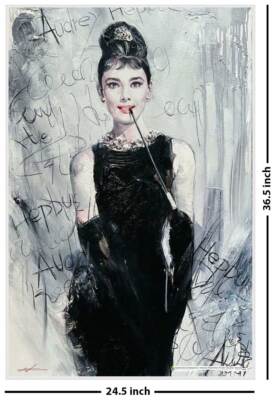 Audrey by Lucille Lee Poster - 24.5 x 36.5 inches - Laminated
