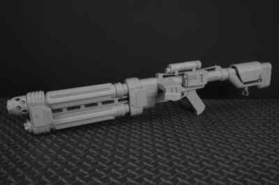 Raw 3D printed parts for E-22 Blaster - DIY