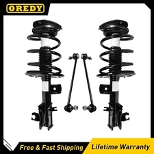 Front Strut Coil Springs + Sway Bar Replacement for 2007-2012 Nissan Altima 4PCs