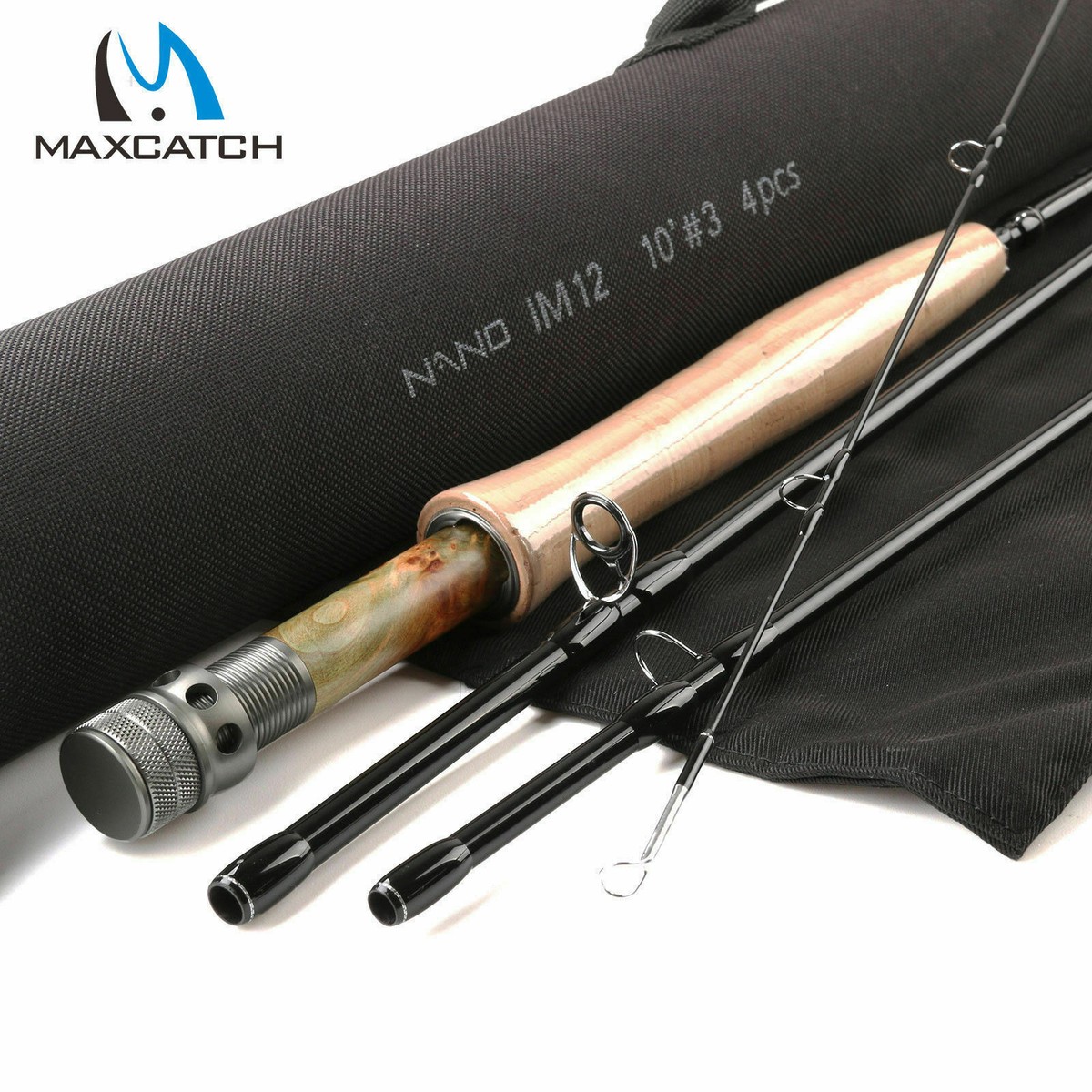 Maxcatch Nano Nymph fly fishing rod 2/3/4WT 10ft IM12 fast action