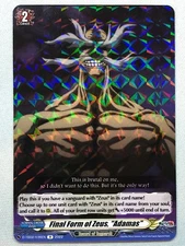 Cardfight!! Record of Ragnarok Final Form of Zeus, "Adamas" Foil NM/M