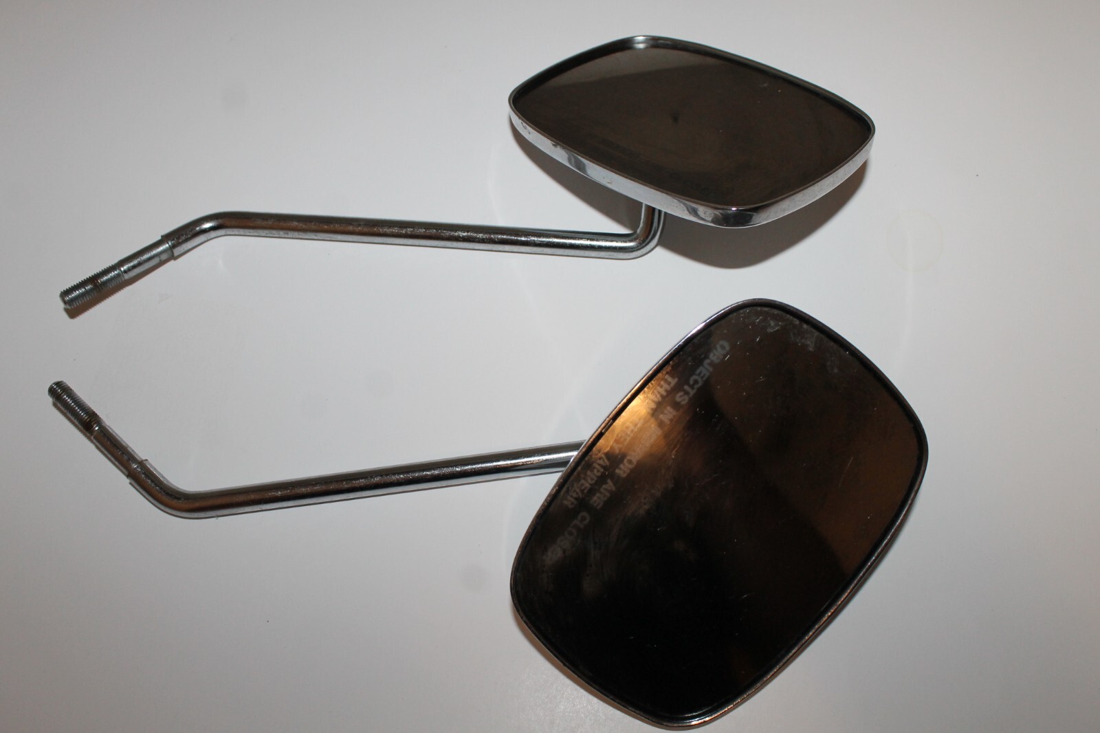 Harley Davidson Chrome Left & Right Original Mirror Set eBay