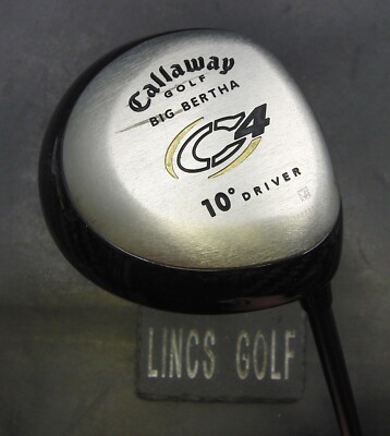 Callaway Big Bertha C4 10° Driver Stiff Graphite Shaft Callaway Grip Callaway Big Bertha C4 10° Driver Stiff Graphite Shaft Callaway Grip