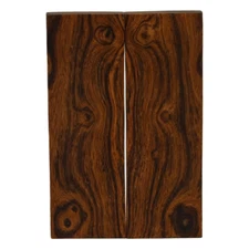 Bookmatched Exotic Ironwood Knife Handle Scales-5 1/8 x1 3/4 x1/2 inches -1 Pair