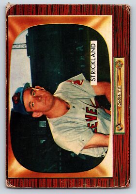 1955 Bowman #192 George Strickland Cleveland Indians Very Good